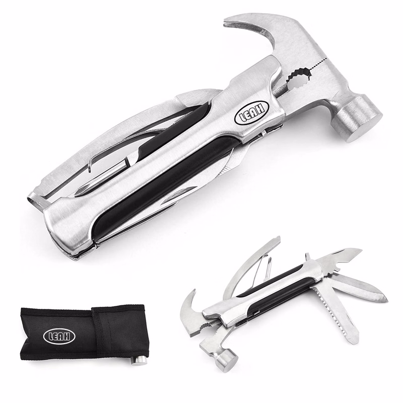 Silver Portable Multifunctional Survival Gear Tool Kits