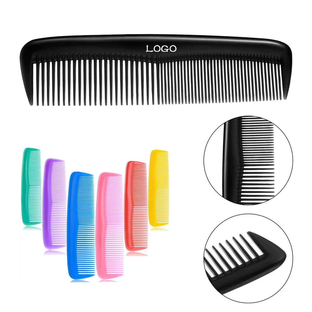 Double Headed Comb With Dense Teeth And Plastic Comb 1