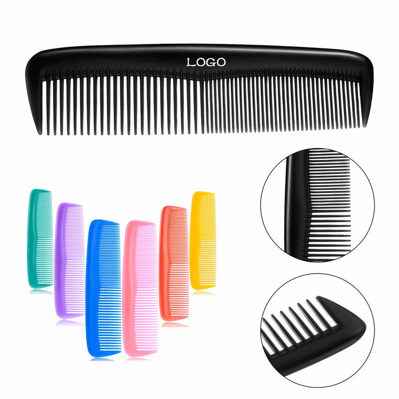 Double Headed Comb With Dense Teeth And Plastic Comb