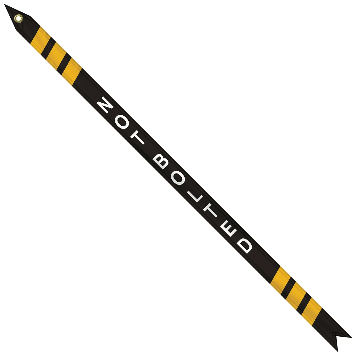 1 1/2" x 36" Custom Printed Nylon Streamer 1