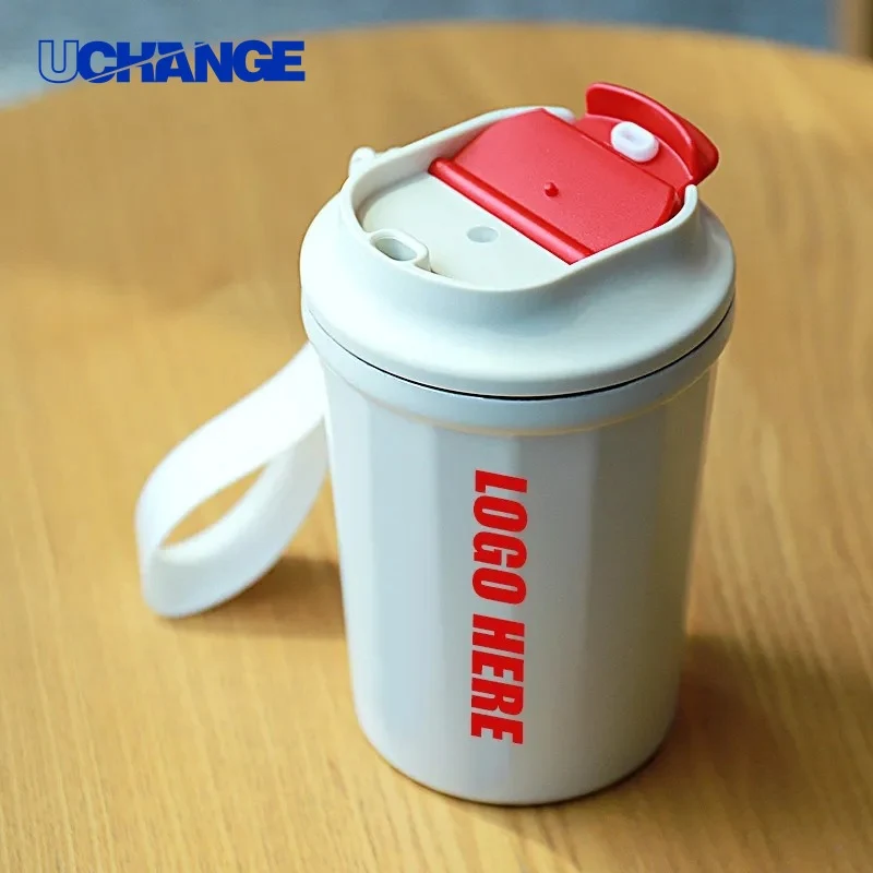 Vacuum Insulated Coffee Tumbler with Rope Outdoor Carry 1