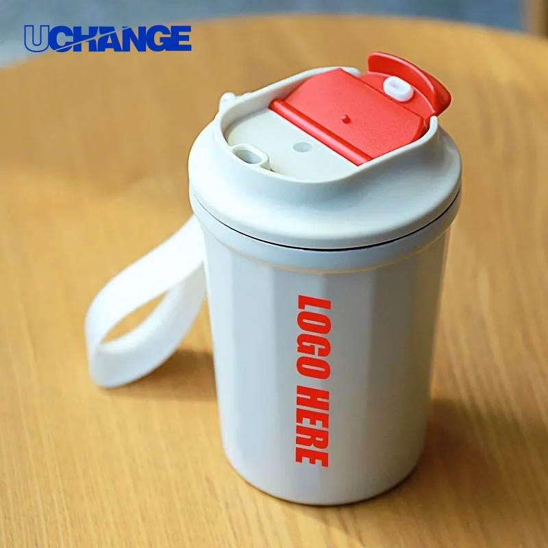 Vacuum Insulated Coffee Tumbler with Rope Outdoor Carry