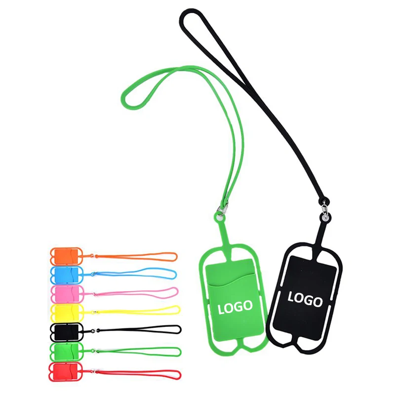 Silicone Lanyard With Phone Holder 1