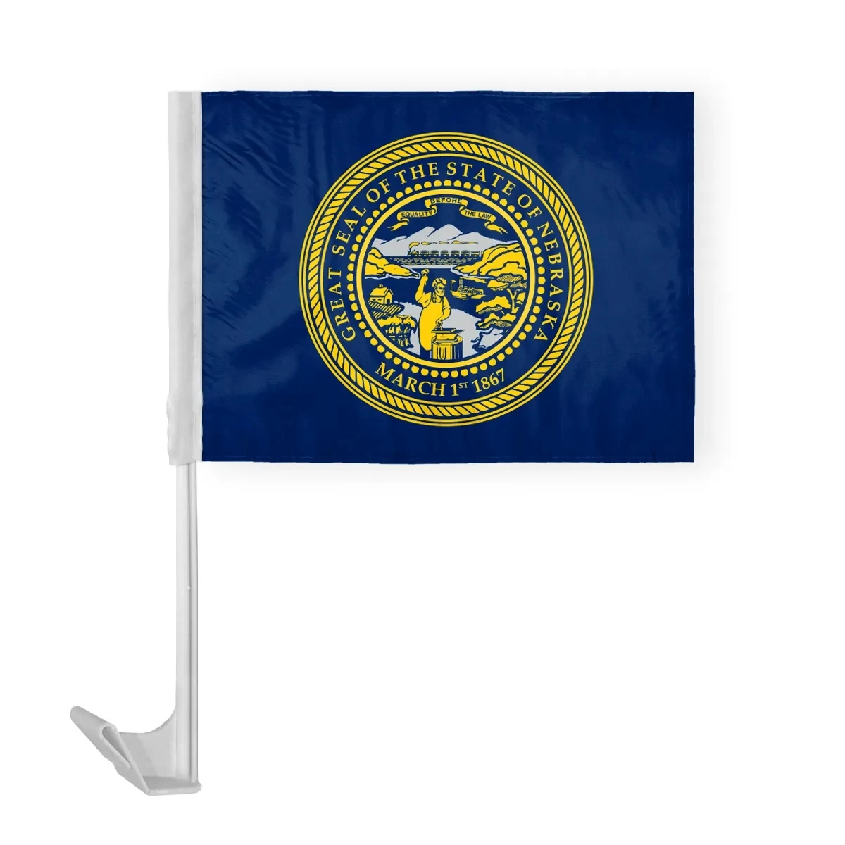 12"x16" & 10.5''x15'' Nebraska Car Flags 1
