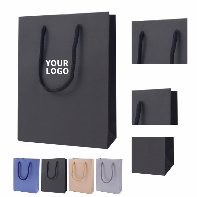 Economical Paper Handle Gift Bag 5.2 x 2.4 x 7.5"