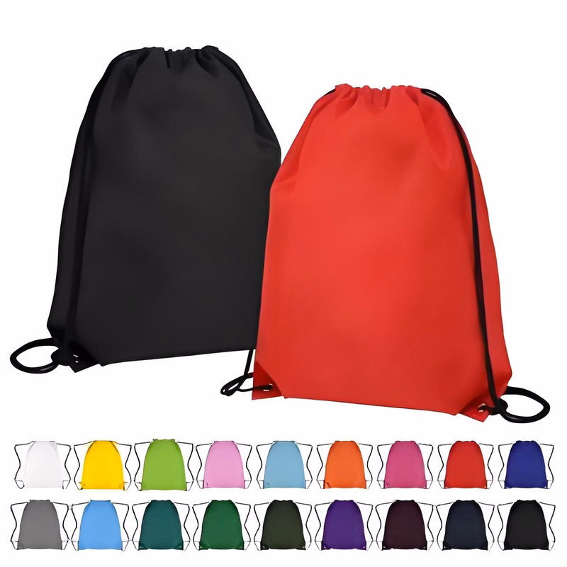 Non-Woven Drawstring Backpack W/ Grommets (14" x 17")