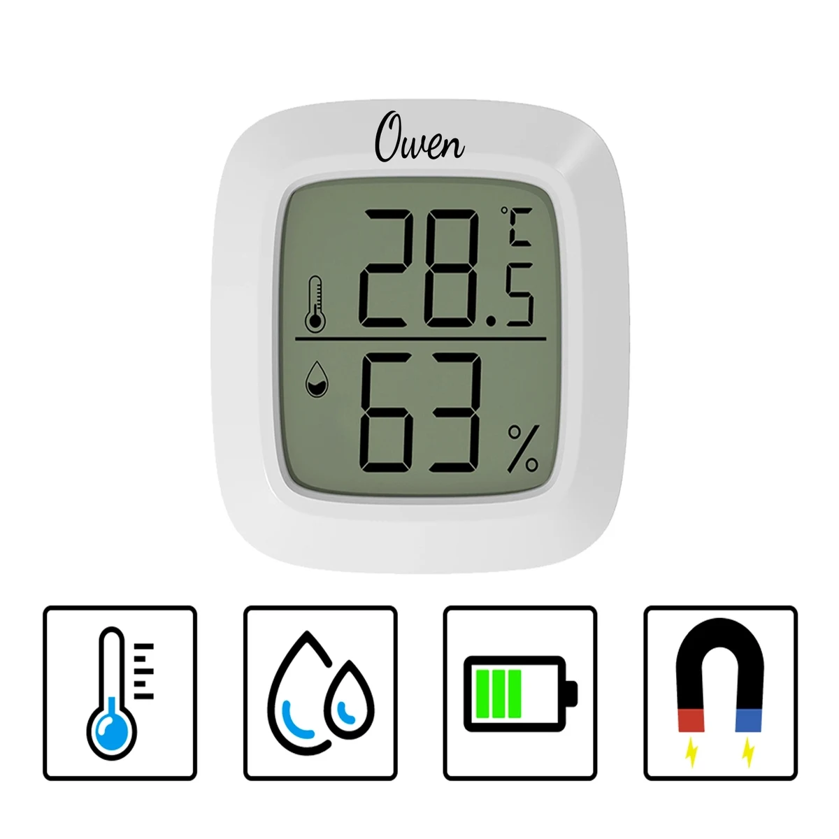 Touch Screen Digital Thermometer Hygrometer 1