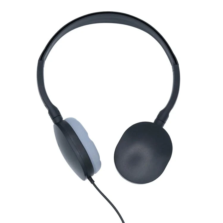 Headphones with Swivel Earpads - Black Rubber 1