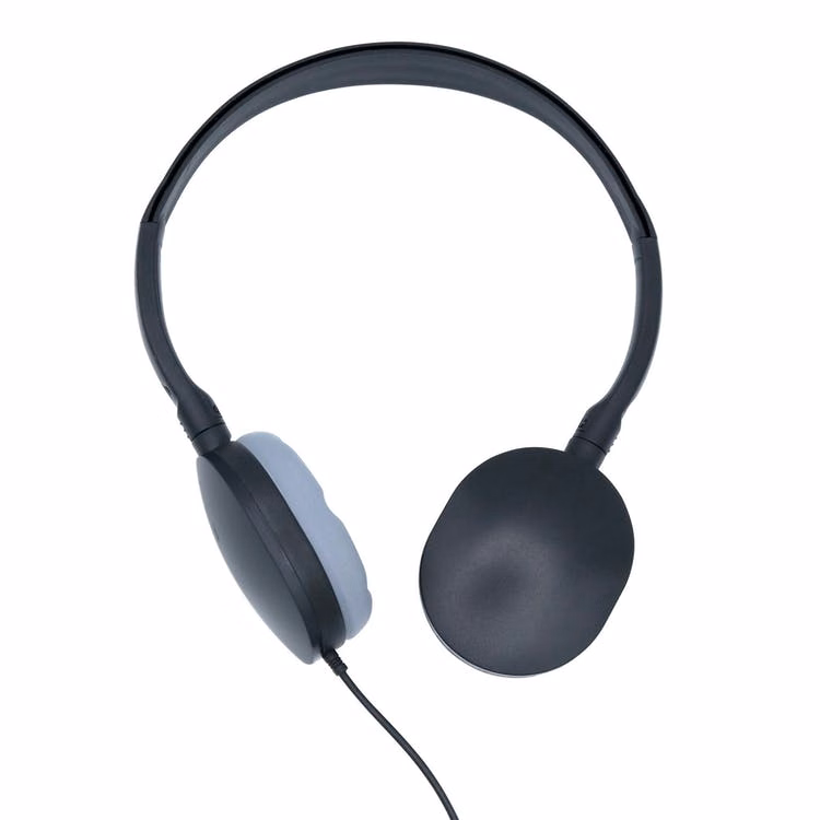 Headphones with Swivel Earpads - Black Rubber