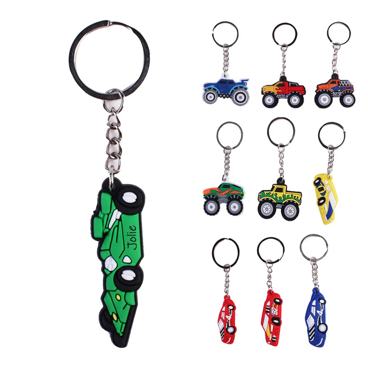 Race car keychain 1