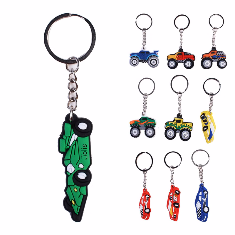 Race car keychain