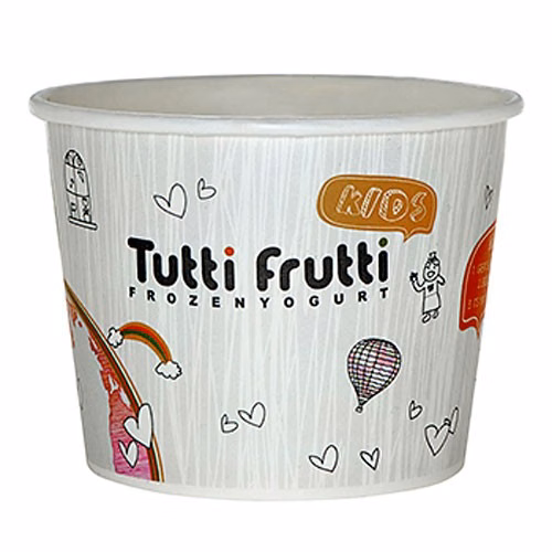 24 oz. Paper Dessert/Food Cup - Flexographic printed
