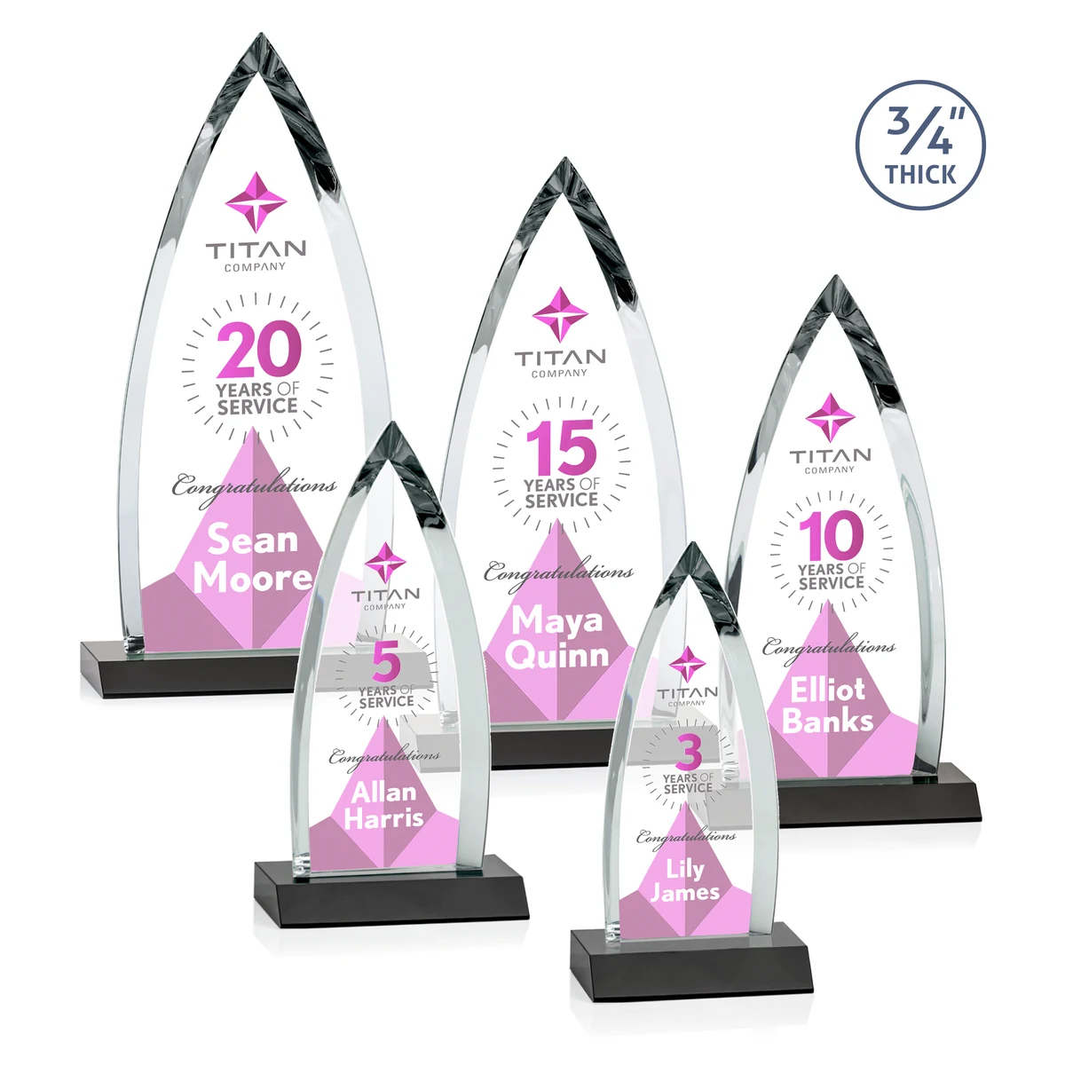 Shildon VividPrint™ Award - Black 1