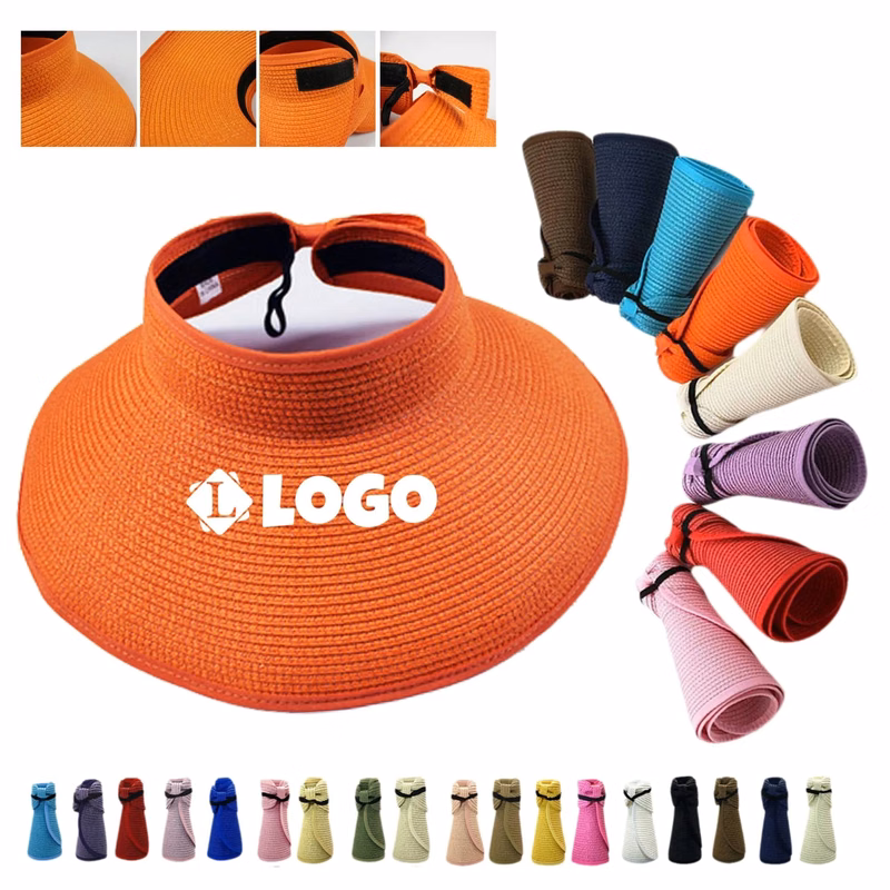 Collapsible Summer Straw Hat