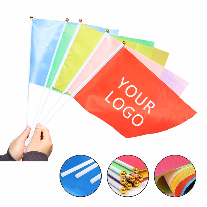 Handheld Waving Banner Stick Flag