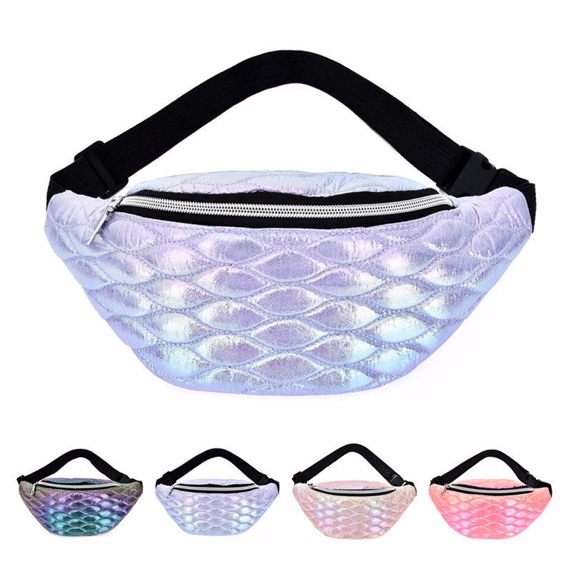 Holographic Fish Fanny Pack