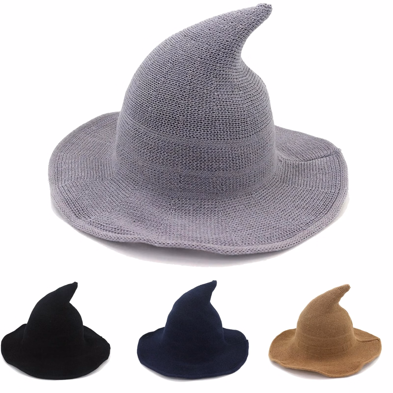 Knitted Witch Hat
