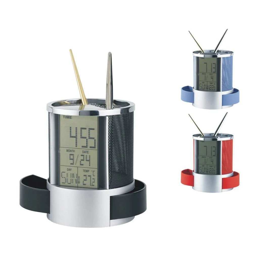 Digital Desk Calendar Pen Holder 1