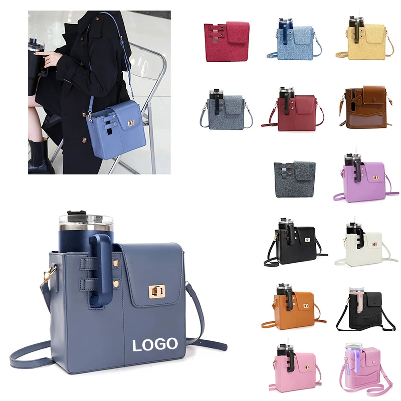 Crossbody Case with Sports Water Bottle Holder 1