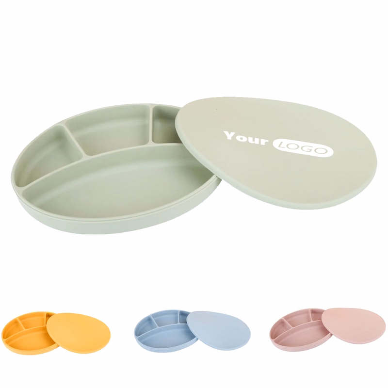 Silicone Four-Quarter Tray Baby SiliconeCutlery