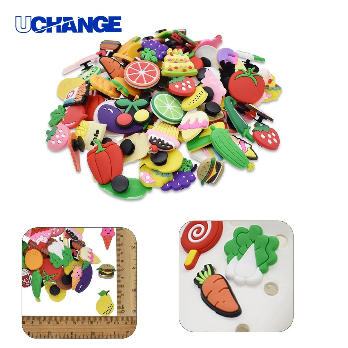 Custom PVC Shoe Flower Charms 1