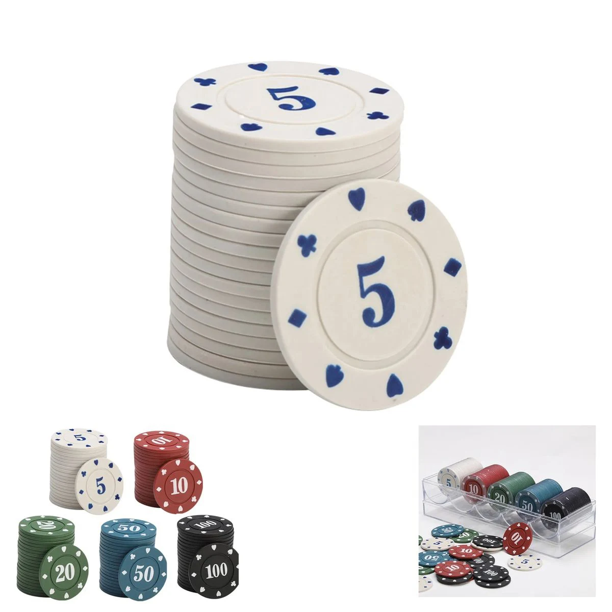 11.5 Gram ABS Poker Chips for Home Games 1