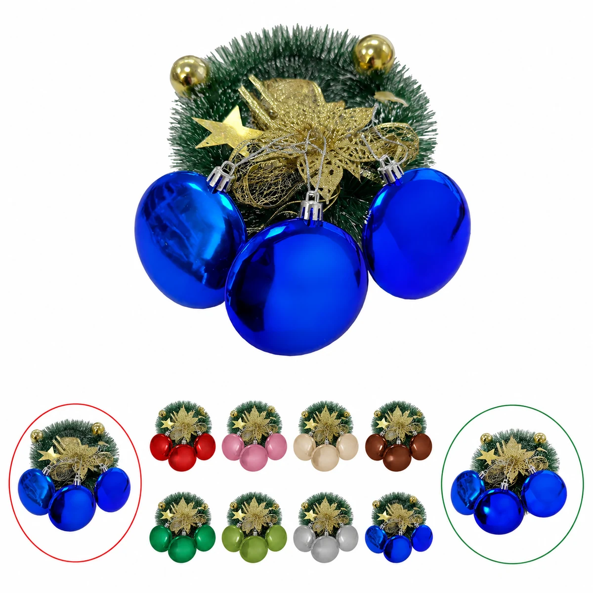 3.2-Inch Plastic Flat Hanging Decor 1