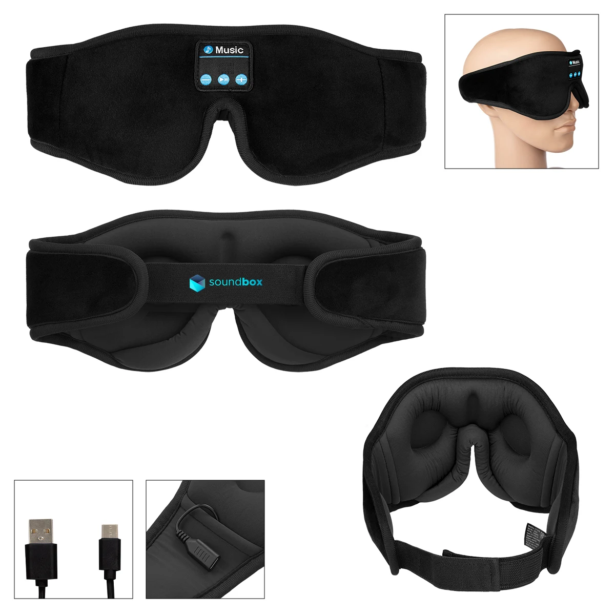 Lullaby Sleep Mask With Wireless Speakers 1