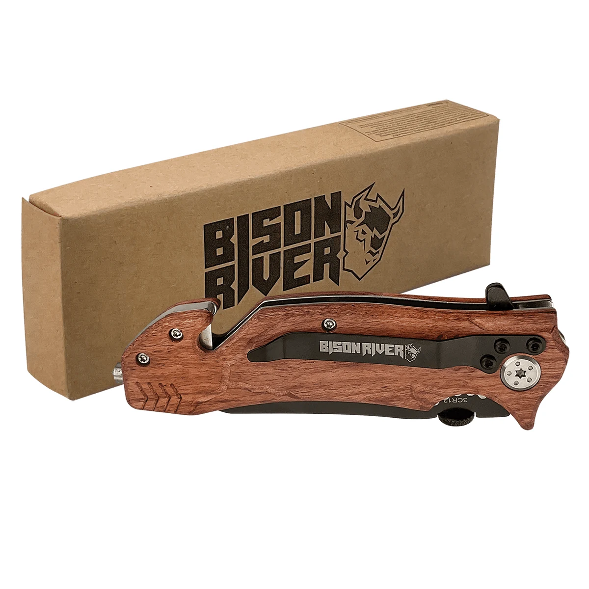 Bison River 4.5" Wood Rescue Knife 1