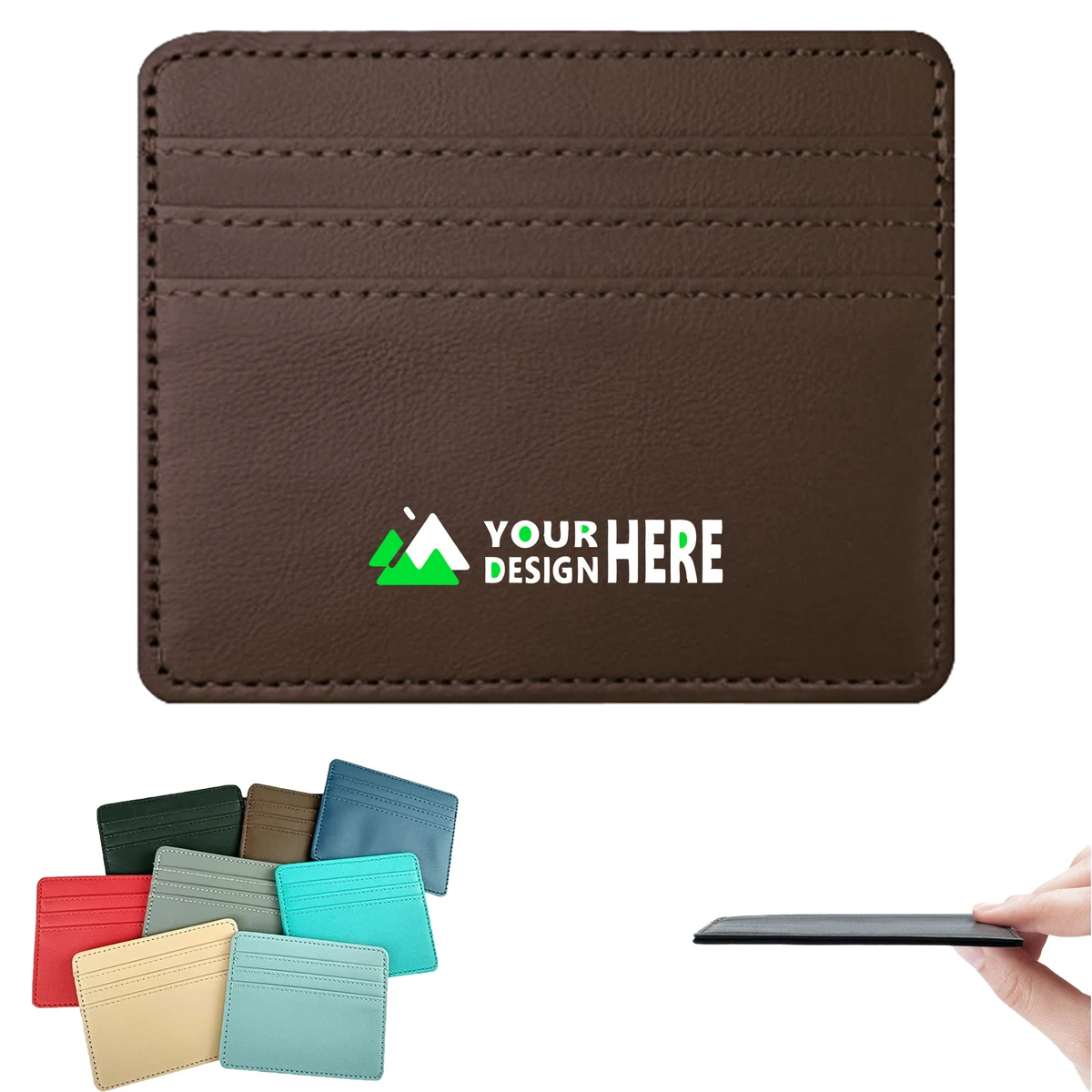 Pu Leather Portable Credit Card Holder Coin Purse 1