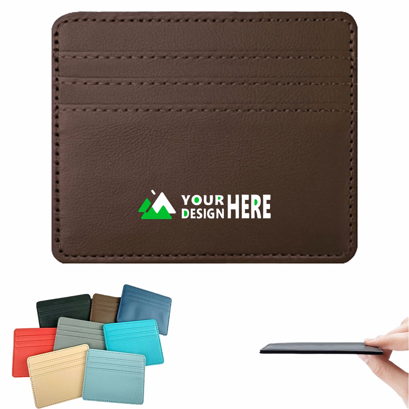 Pu Leather Portable Credit Card Holder Coin Purse