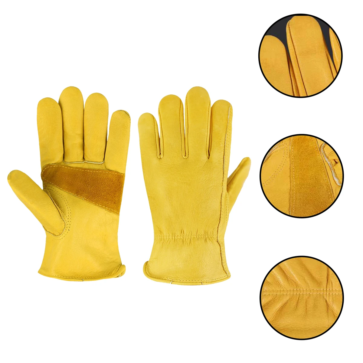 Full Color Leather Work Gloves MOQ50 1