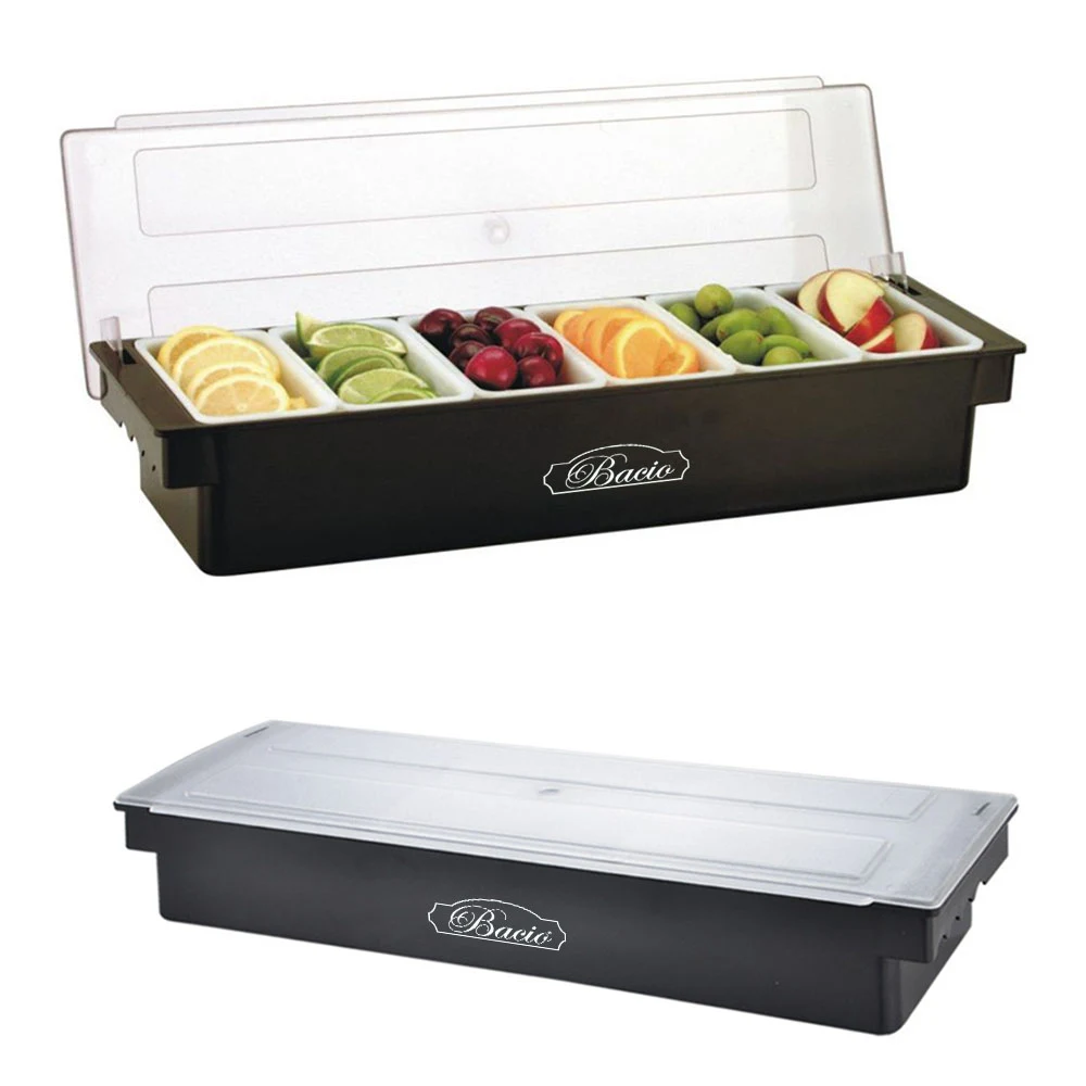 Bar Condiment Holders with Six Compartments 1