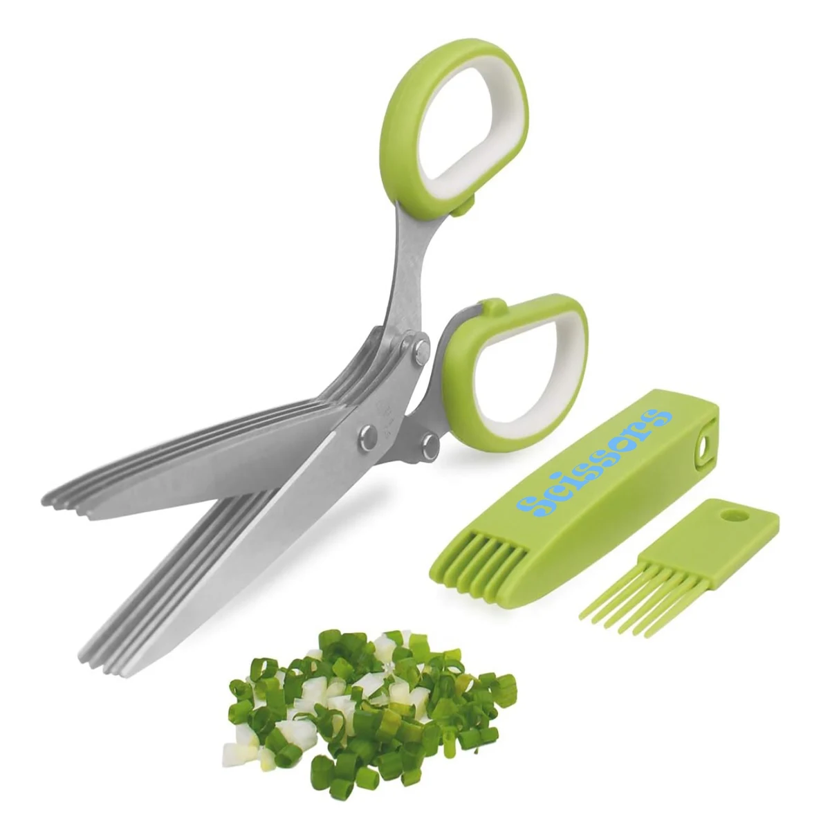 5 Ply Multi Functional Stainless Steel Onion Scissors 1