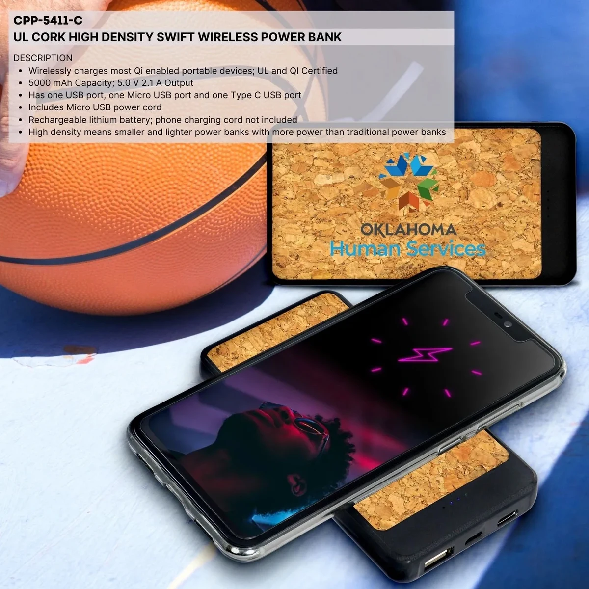 UL CORK HIGH DENSITY SWIFT WIRELESS POWER BANK 1