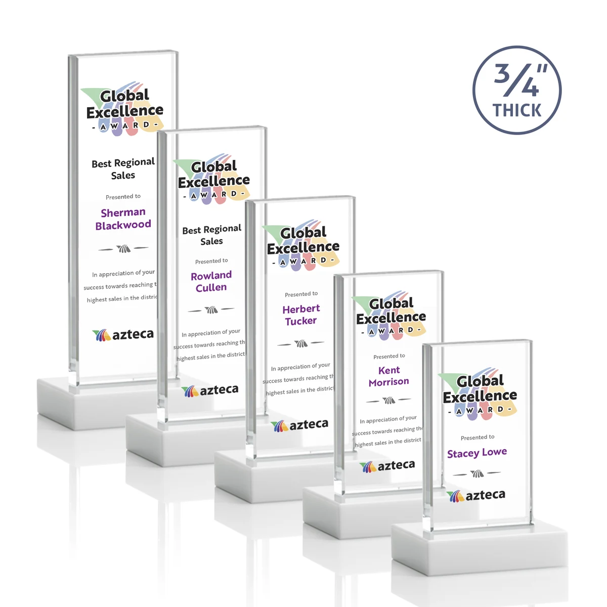 Holmes VividPrint™ Award - White 1
