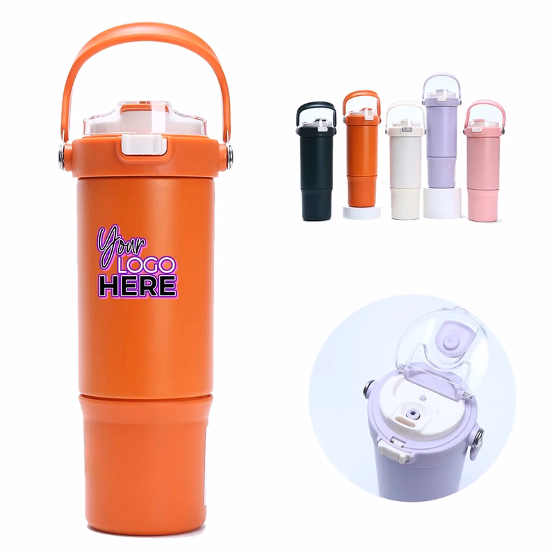30oz. Portable Stainless Steel Cup Water Bottle