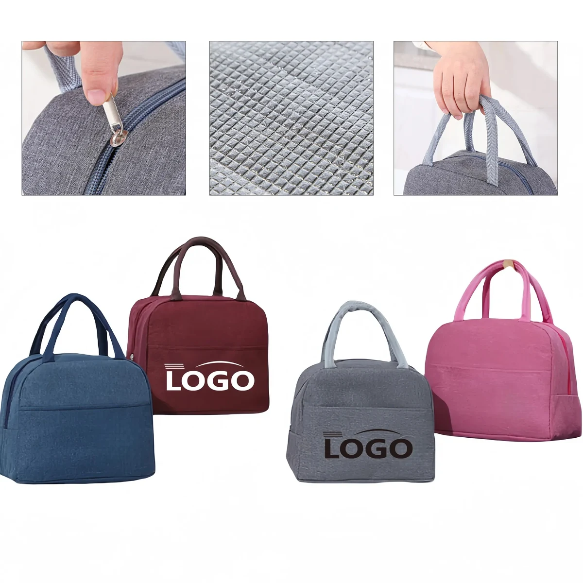 Thickened Aluminum Foil Heat And Cold Preservation Lunch Bag 1