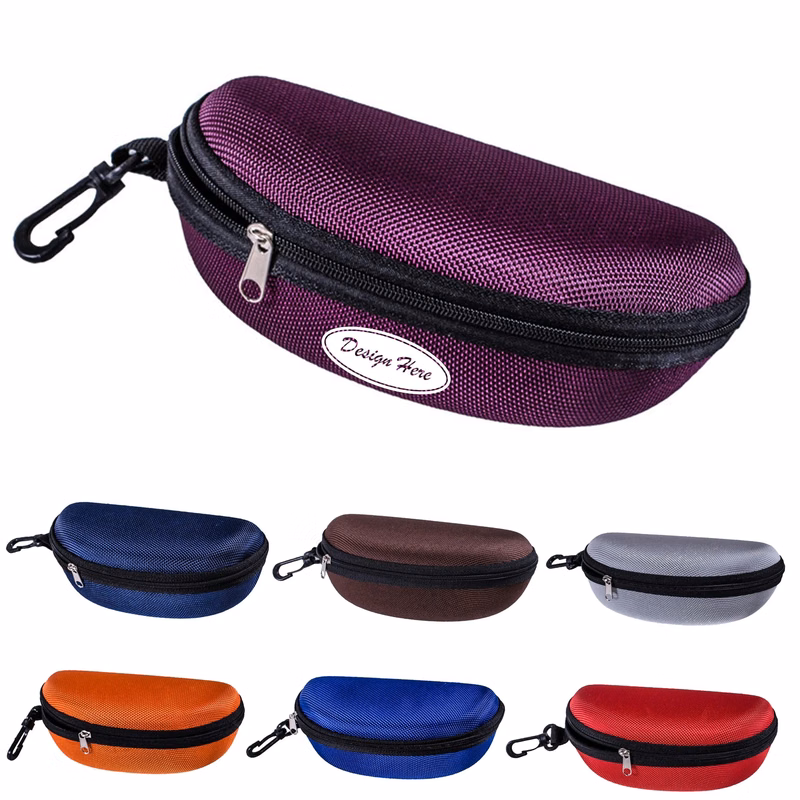 Portable Sunglasses Case With Zipper Hook