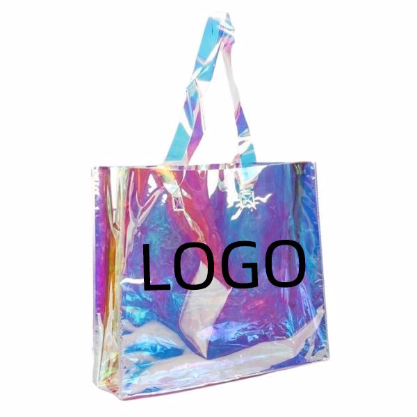 Iridescent PVC Tote Bag