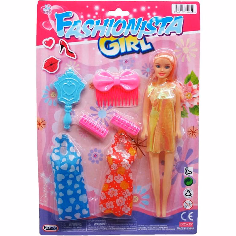 Fashion Dolls with Accessories Assorted - 10.5"