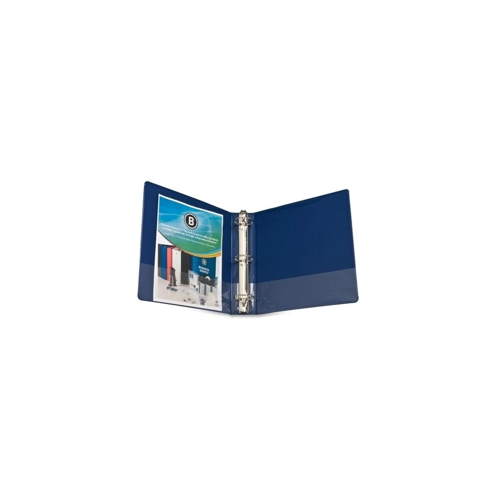 2" 3-Ring Binder - Dark Blue 2 Inside Pockets 1