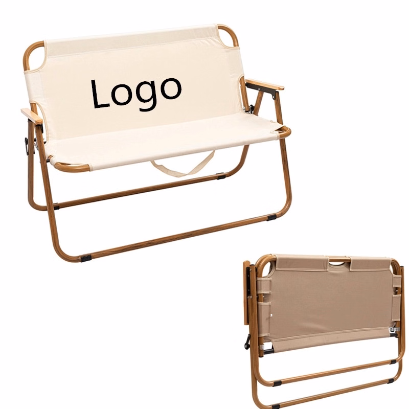Double Camp Chair With Steel Frame