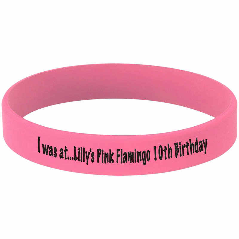 3 3/4" Pink/Black Bracelet