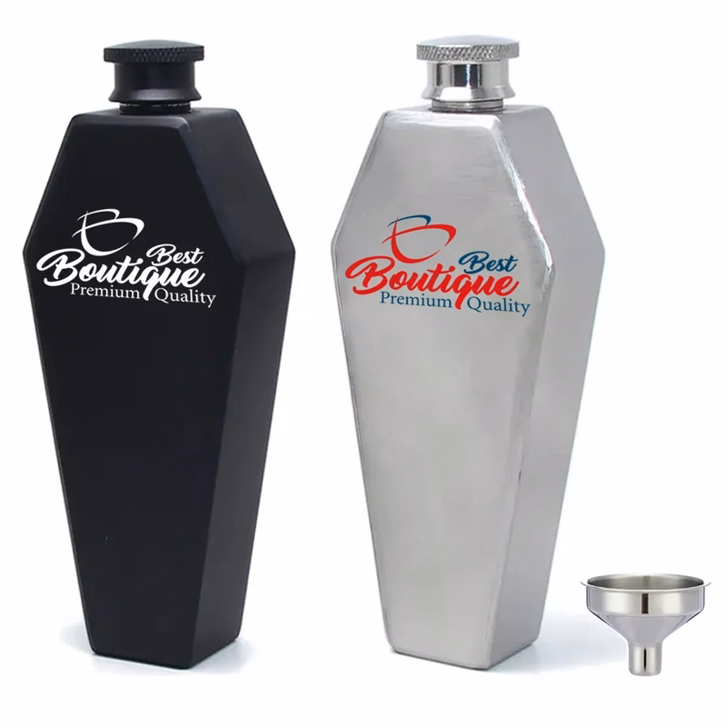 Portable Stainless Steel Mini Liquor Bottle With Funnel