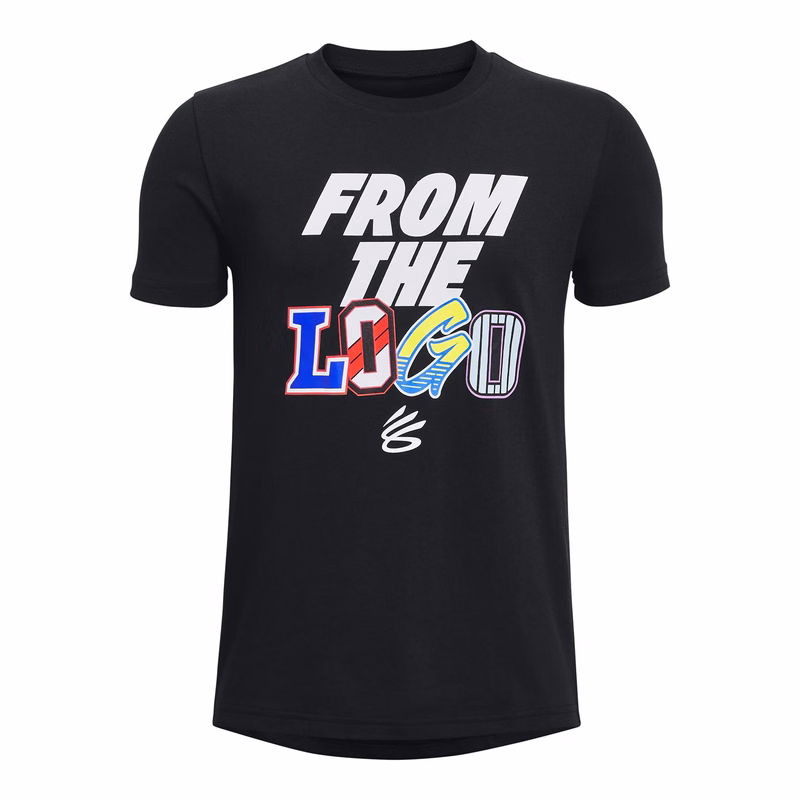 Curry From The Logo Boys' Short Sleeve