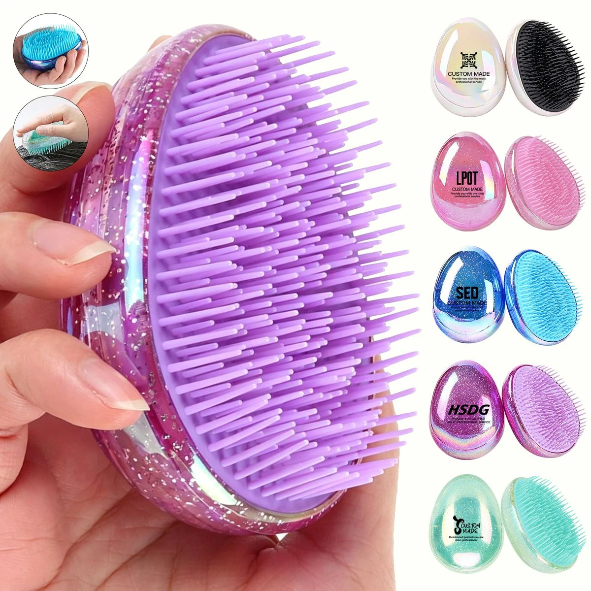 Egg Shape Massage Comb 1