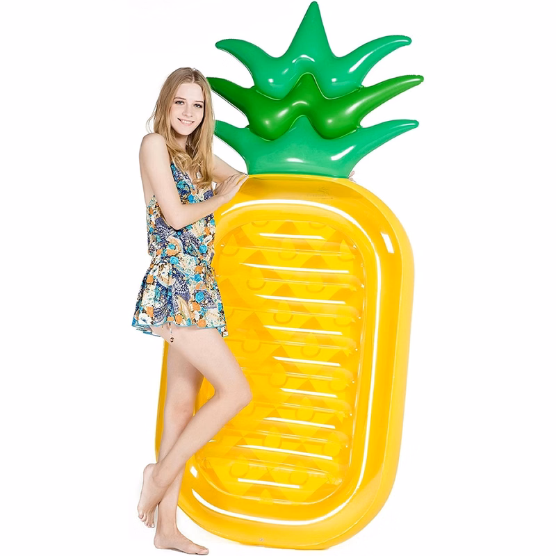 PVC Inflatable Paineapple Floating Bed
