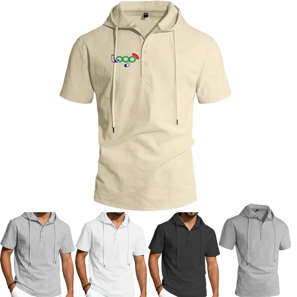 Summer Short-Sleeve Hoodie 1