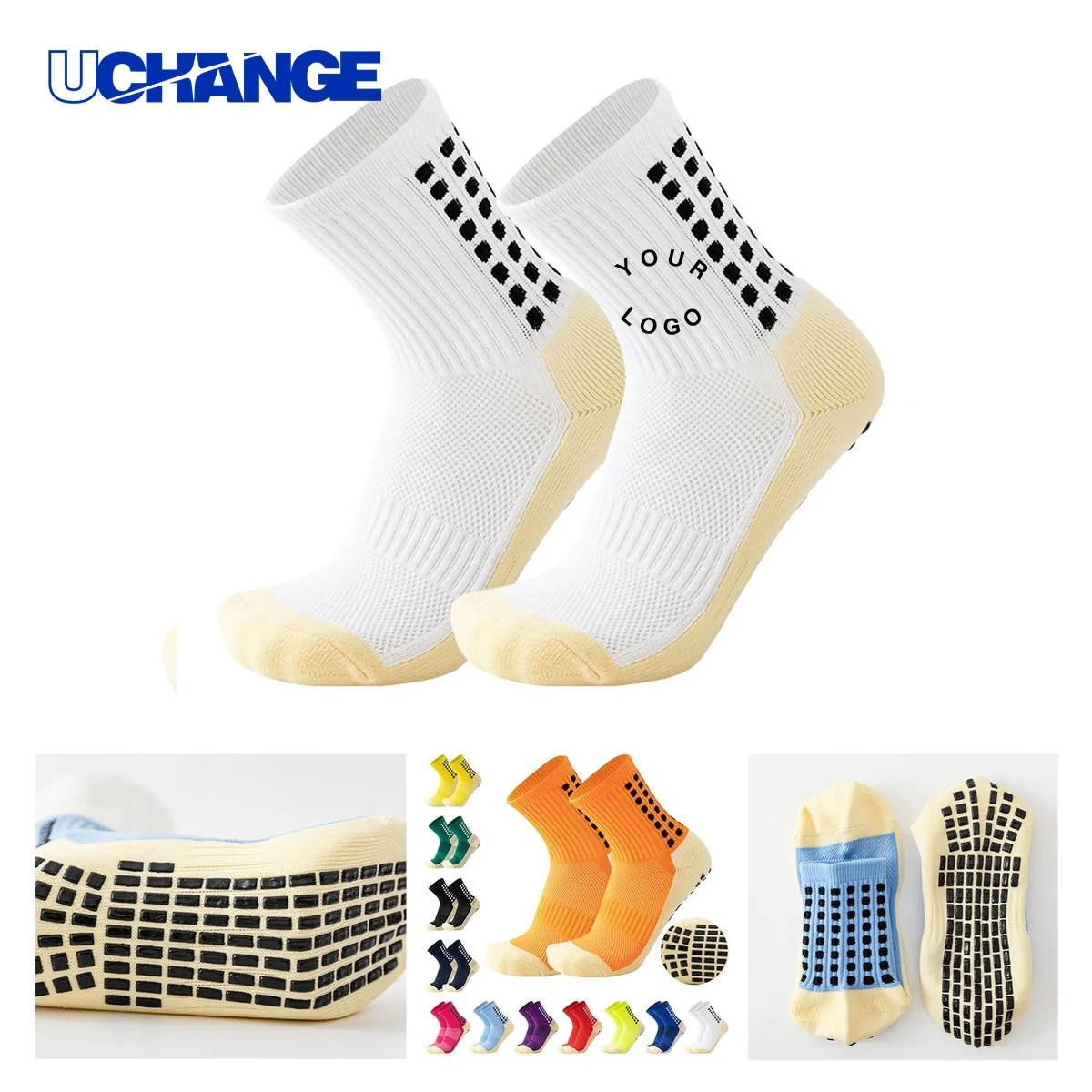 Polyester Non Slip Training Soccer Socks Socks for Practice 1